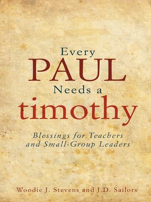 cover image of Every Paul Needs a Timothy